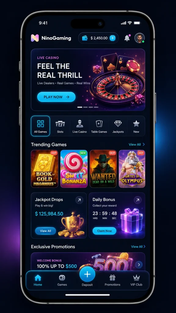 ninogaming app
